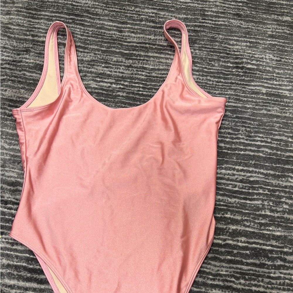 Pink swimsuit
